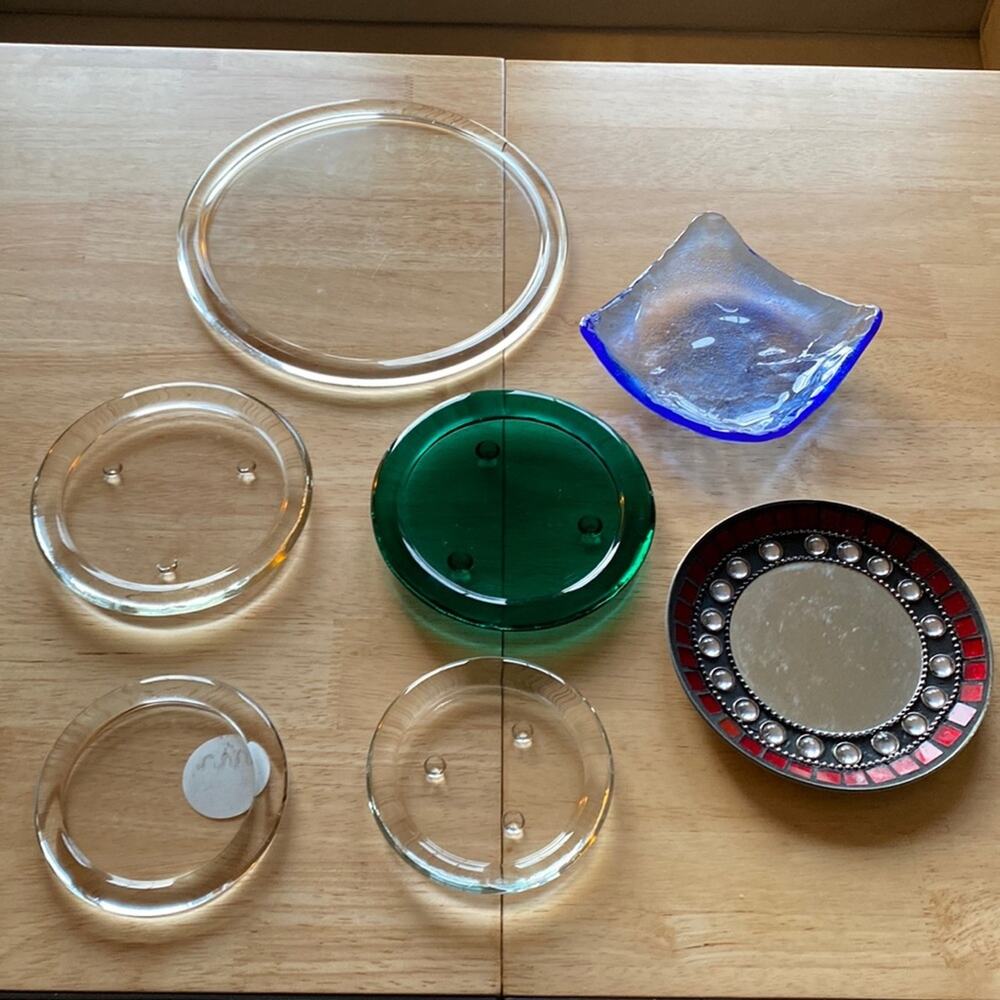 Lot of 7 candle holders